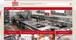 Desktop Screenshot of gastro-servis.cz