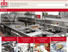 Tablet Screenshot of gastro-servis.cz